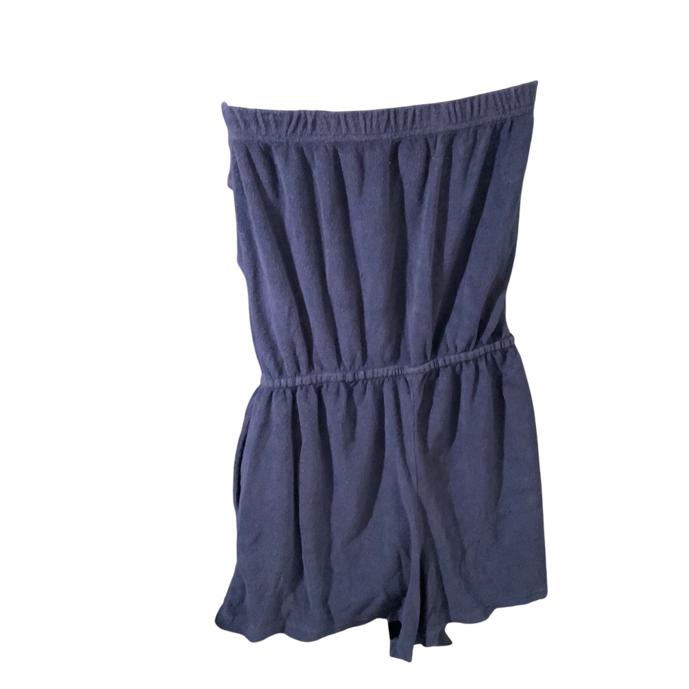 C W Classics Navy Layered Ruffled Romper - Picture 3 of 7
